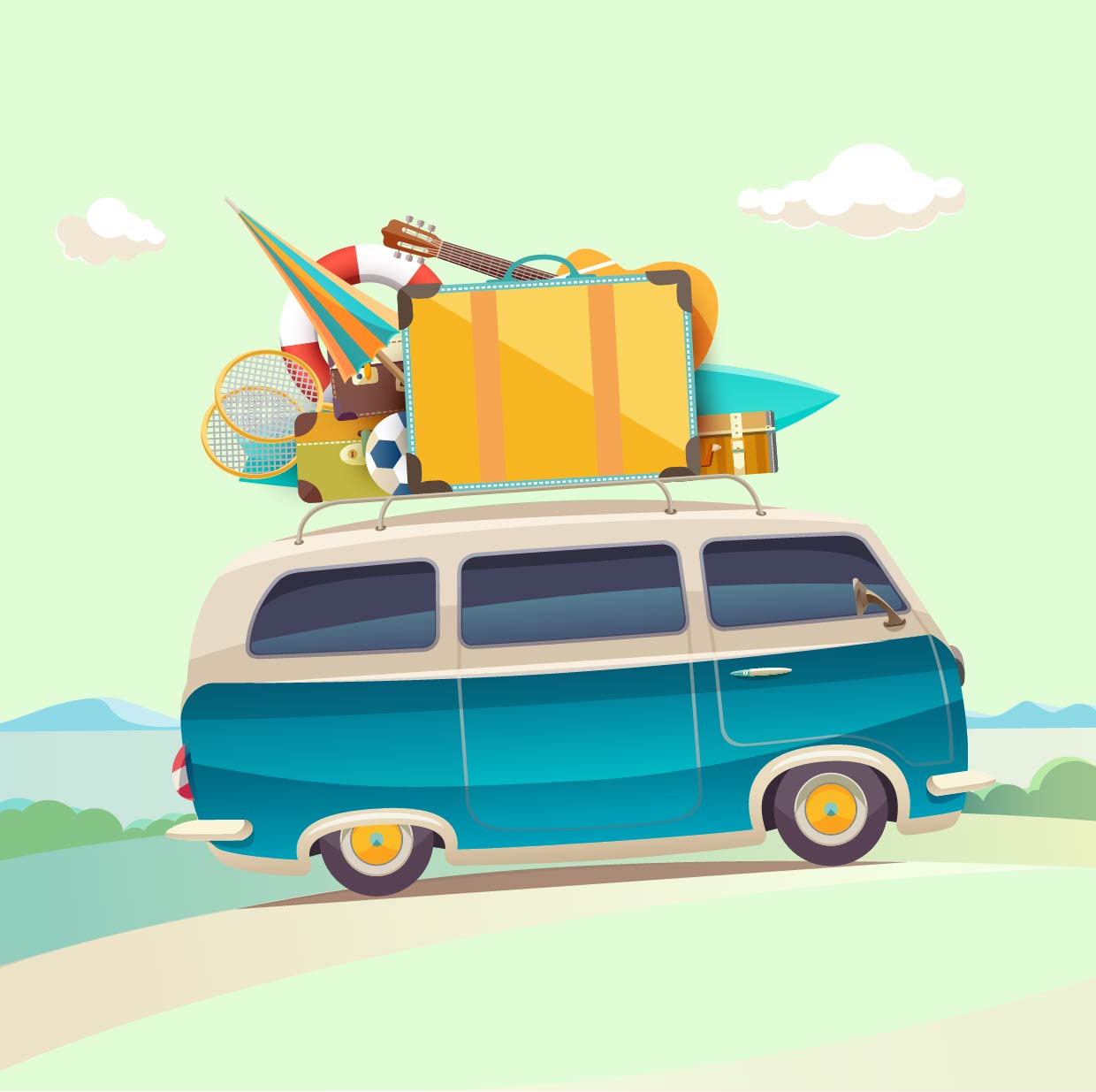 创意旅行车