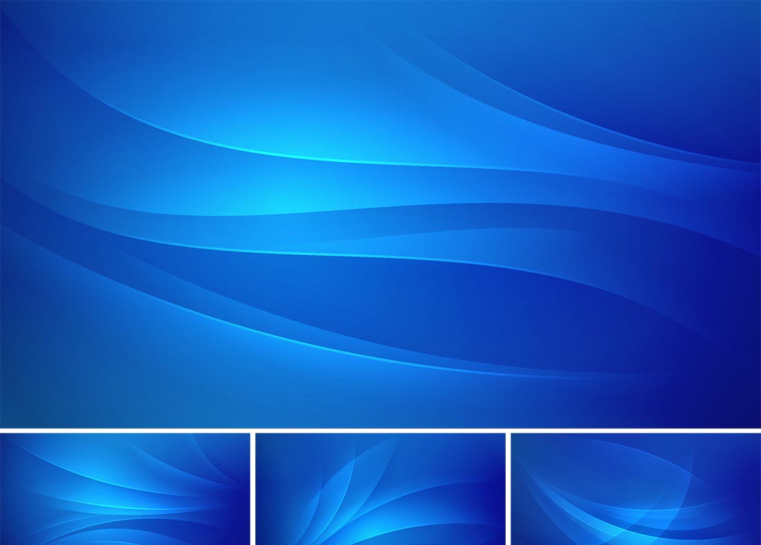 曲线线条深蓝色背景