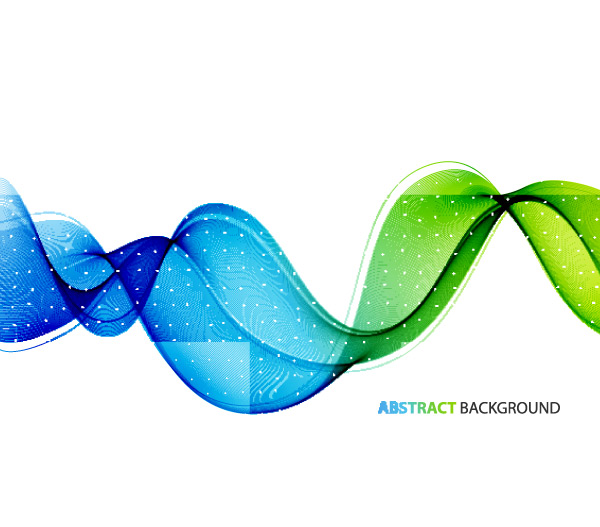炫彩动感曲线背景