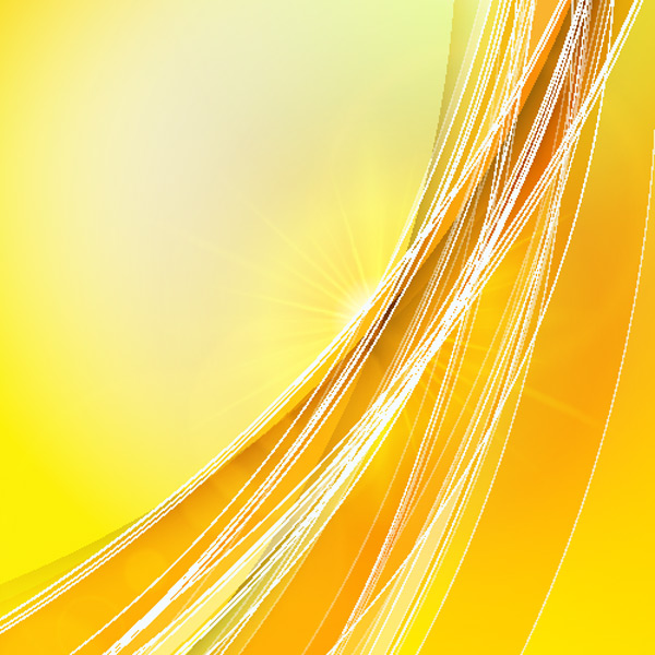 黄色光线光效背景