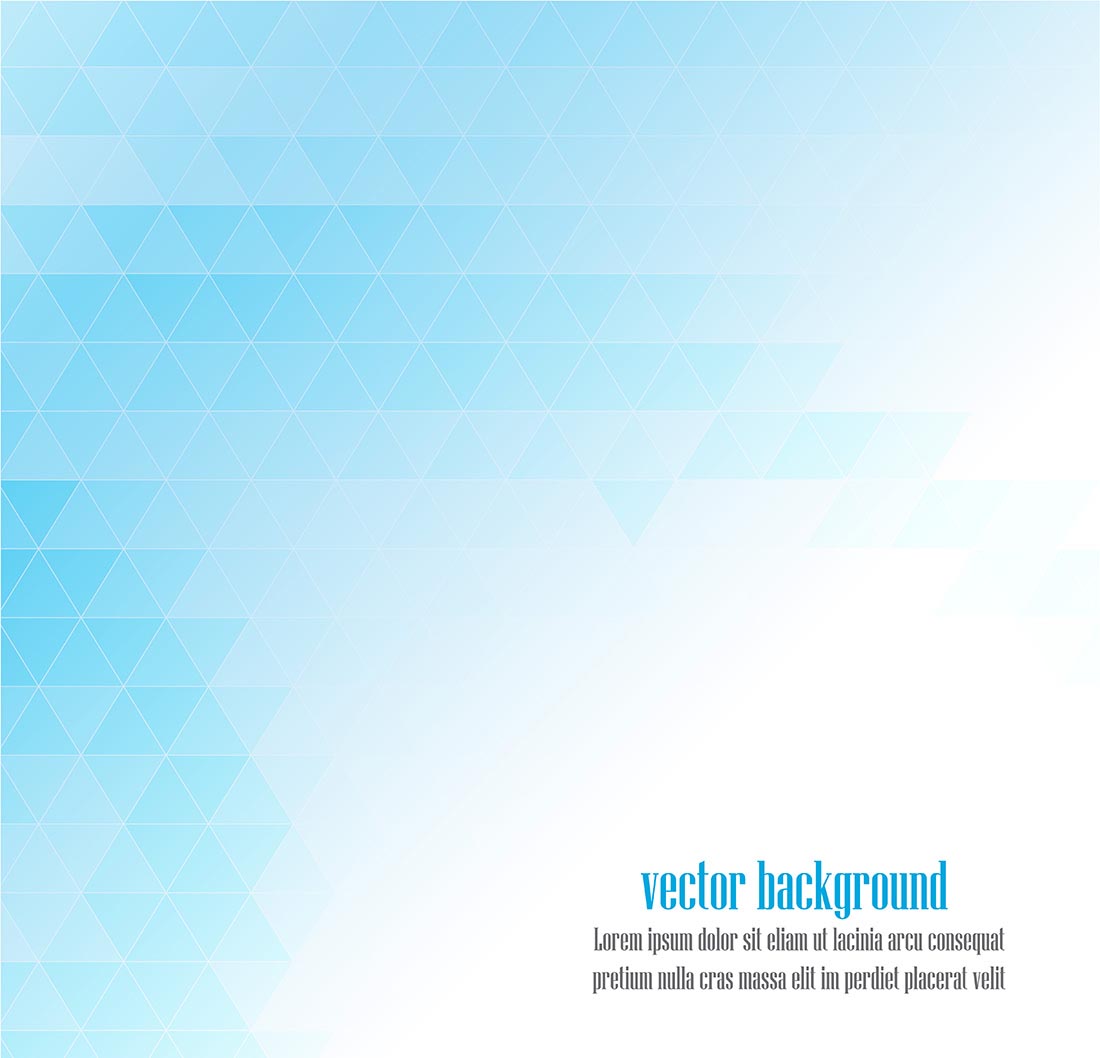 几何蓝色曲线渐变背景矢量素材